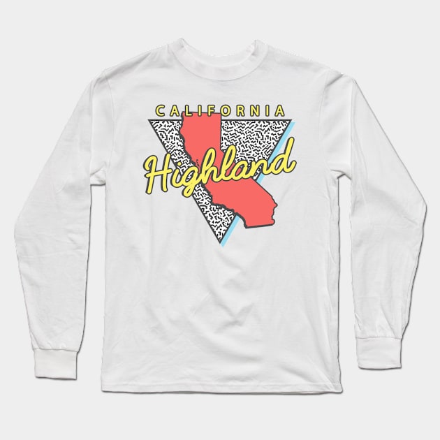 Highland California Triangle Long Sleeve T-Shirt by manifest